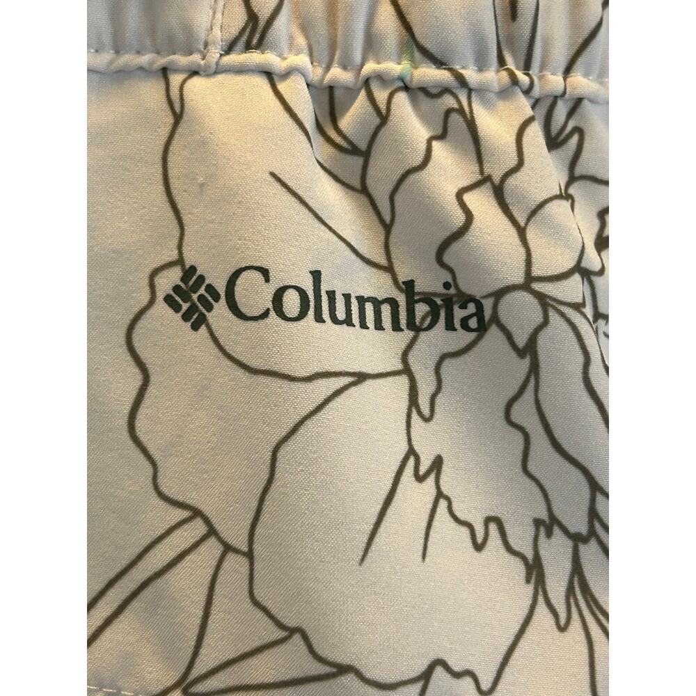 Columbia white teal floral skort Large tennis running yoga - Picture 7 of 7